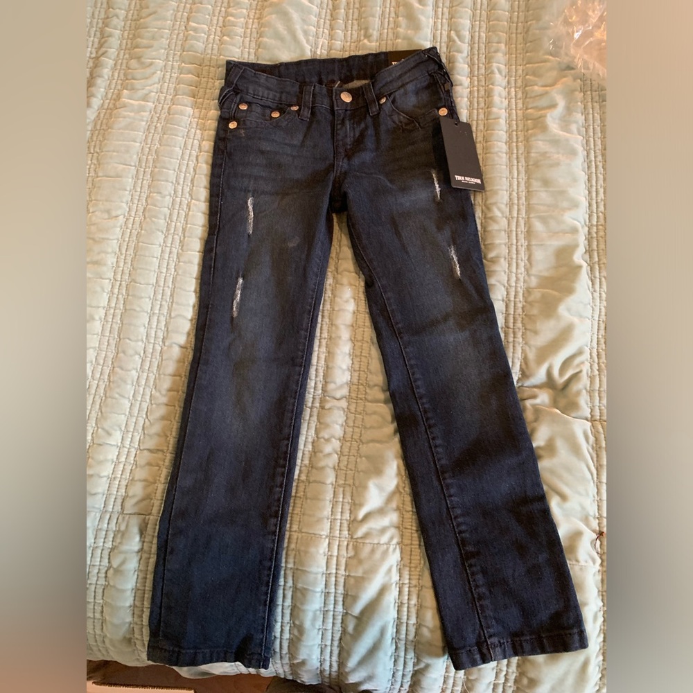 Girls True Religion Jeans Size 7 NWT